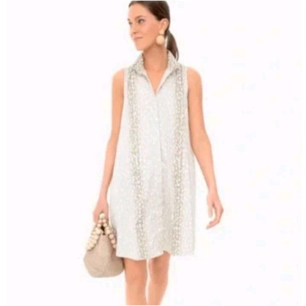 Tuckernuck Antelope Charlie Sleeveless Shirt Button Dress Sleeveless Size S